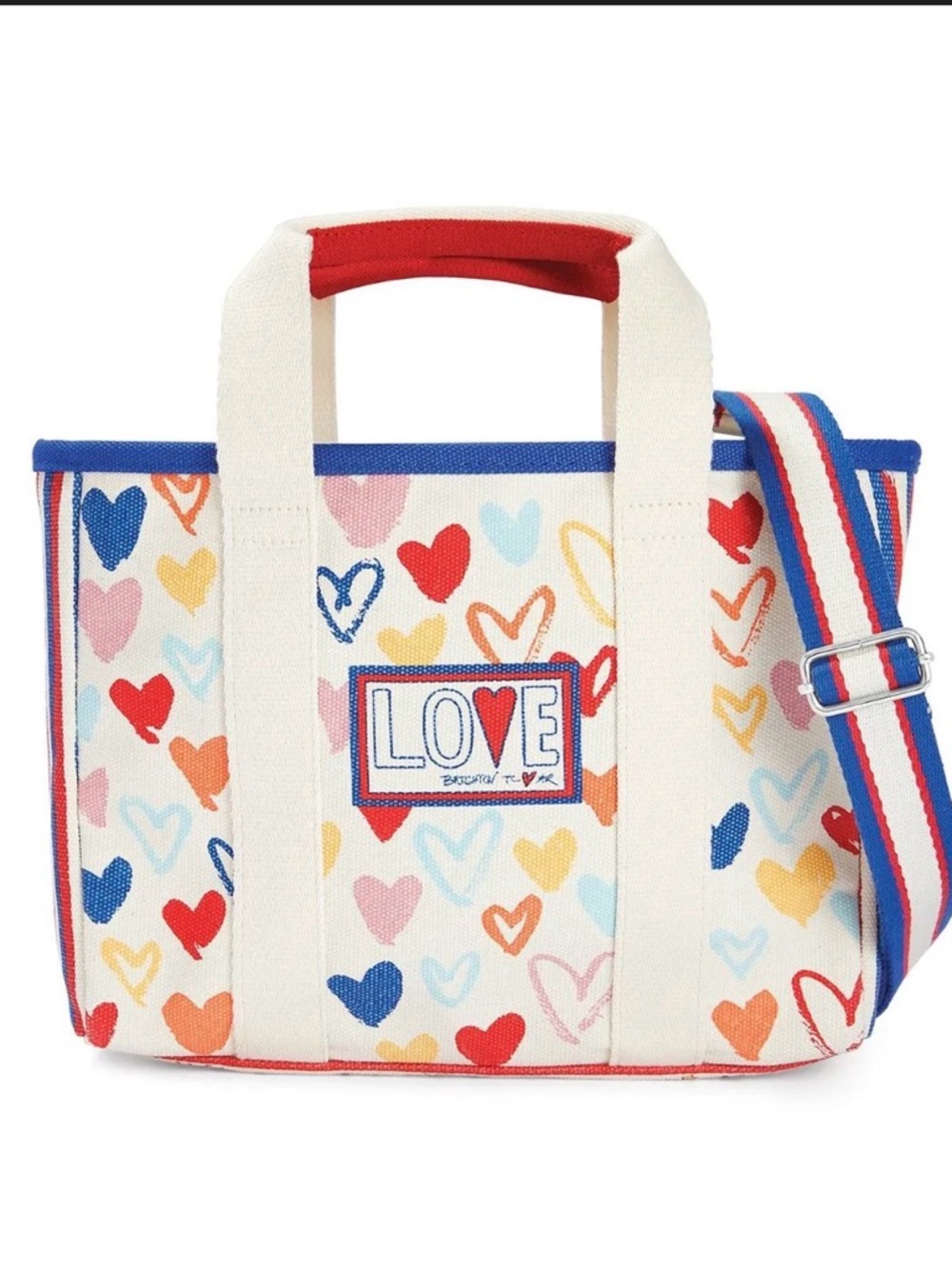 NWT Brighton Red White and You Mini Tote